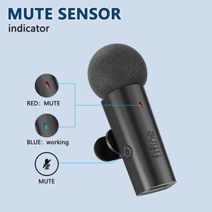 FIFINE M6 wireless lavalier recording microphone