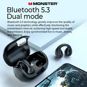 Monster TWS Bluetooth 5.3 True Wireless Earphones