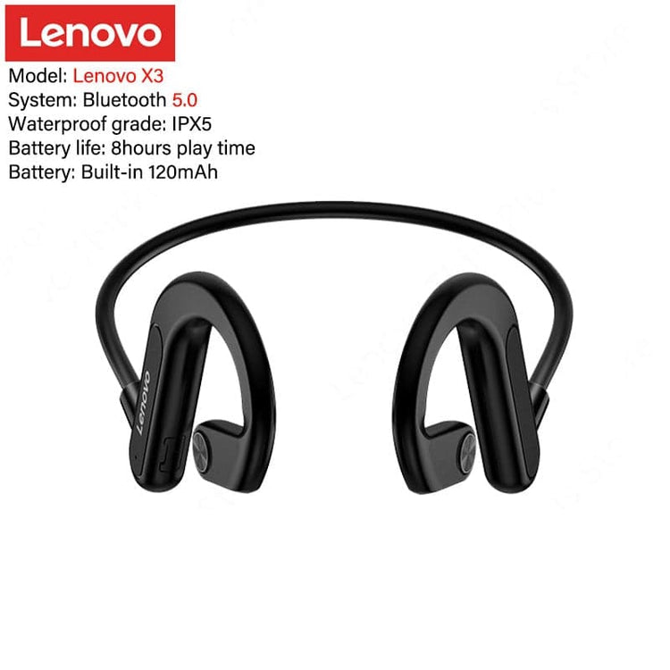 Lenovo X3 Pro bone conduction earphones bluetooth  with mic