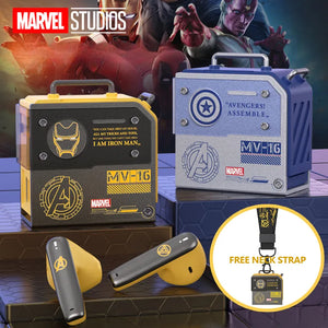 Marvel slide cover TWS 60ms low latency earphone