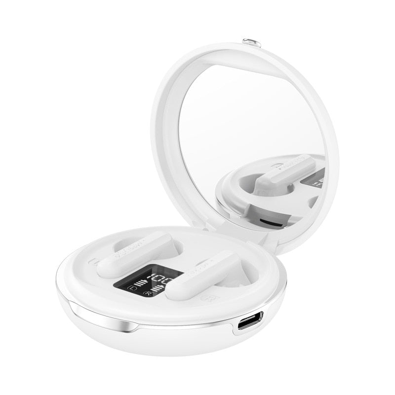 NEW Disney make up mirror mini bluetooth earphones