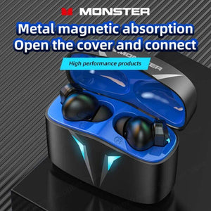 Monster XKT06 bluetooth 5.2 TWS wireless sports earphones
