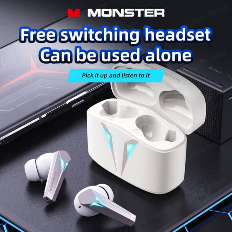 Monster XKT06 bluetooth 5.2 TWS wireless sports earphones