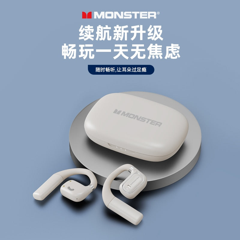 Monster bluetooth5.3 sport ear-hood earphones