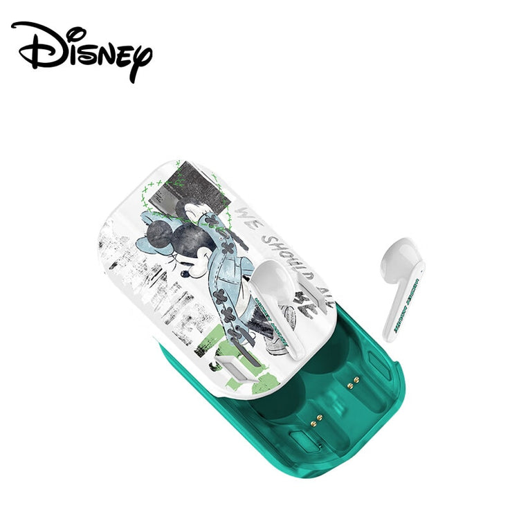 Disney wireless sliding cover noise reduction earphones