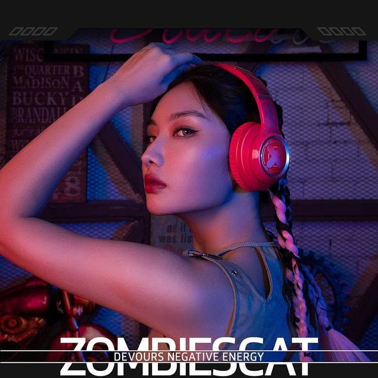 ZOMBIES cat wireless headphones game video HIFI seadset