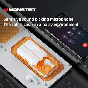 Monster XKT11 5.2 ture TWS wireless bluetooth earphones