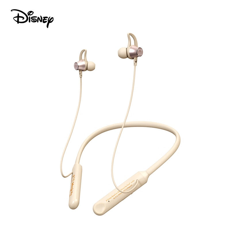 Disney QSQ5 hanging neck wireless bluetooth earphones