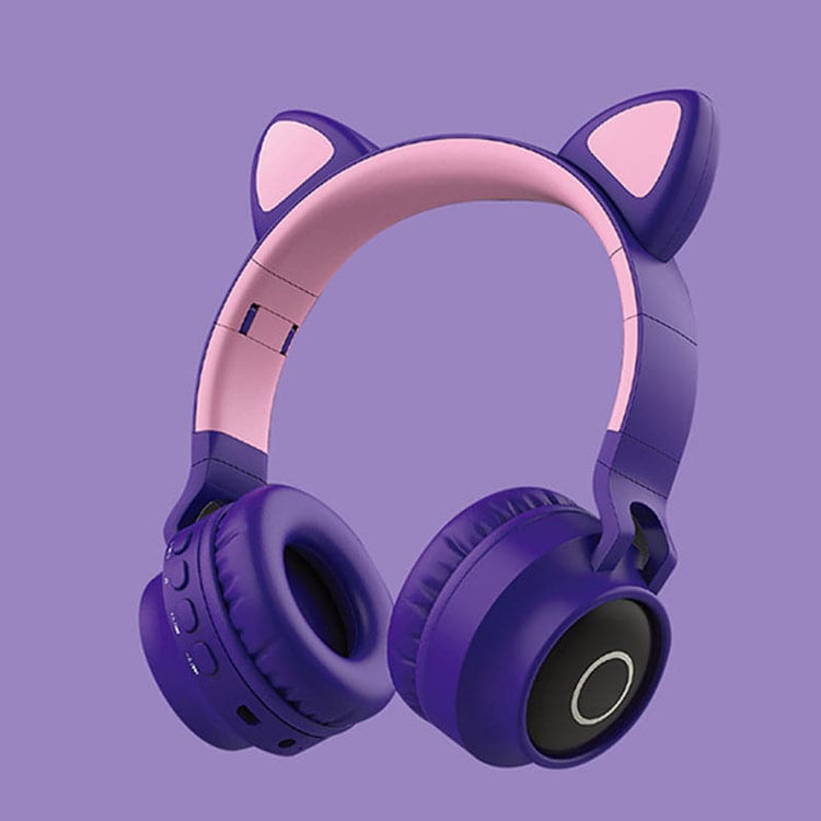 New cute cat ears wireless cartoon bluetooth headset