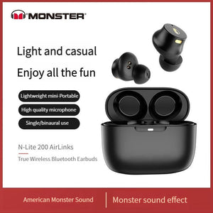 Monster N-lite 200 true wireless bluetooth earbuds